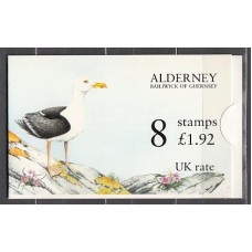 Alderney Correo Yvert 77a  Carnet ** Fauna y flora