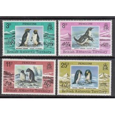 Antartida Britanica Correo Yvert 78/81 ** Mnh Fauna . Pingüinos