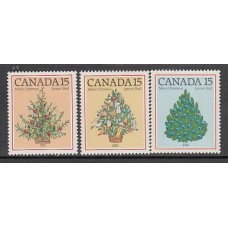 Canada - Correo 1981 Yvert 783/5 ** Mnh Navidad