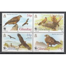 Gibraltar - Correo 1996 Yvert 783/6 ** Mnh Fauna aves