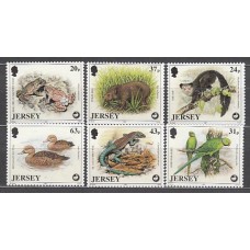 Jersey - Correo 1997 Yvert 787/92 ** Mnh Fauna