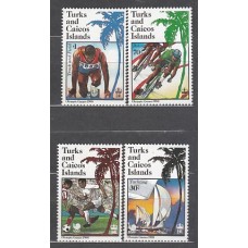 Turk y Caicos - Correo Yvert 788/91 ** Mnh Olimpiadas de Seul