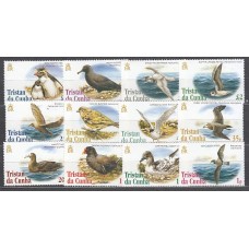 Tristan da Cunha - Correo Yvert 789/800 ** Mnh  Fauna aves
