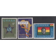 Ghana - Correo 1960 Yvert 79/81 ** Mnh