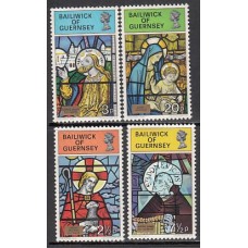 Guernsey - Correo 1973 Yvert 79/82 ** Mnh Navidad