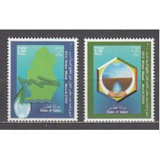 Qatar - Correo Yvert 791/2 ** Mnh   Semana del agua