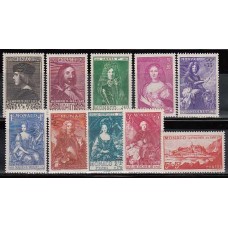 Monaco - Correo 1939 Yvert 185/94 ** Mnh Personajes
