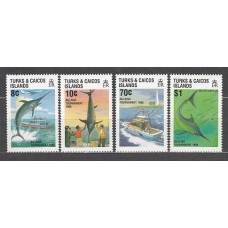 Turk y Caicos - Correo Yvert 792/5 ** Mnh  Pesca deporti¡va