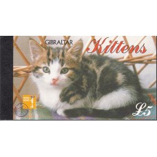 Gibraltar - Correo 1997 Yvert 792 Carnet ** Mnh Fauna gatos
