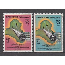 Irak - Correo Yvert 794/5 ** Mnh Petroleo