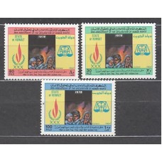 Kuwait - Correo 1978 Yvert 795/7 ** Mnh  Derechos del hombre