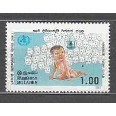 Sri-Lanka - Correo Yvert 796 ** Mnh Día de la salud