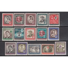 Nicaragua - Correo 1957 Yvert 797/801+A.348/57 * Mh Baden Powell