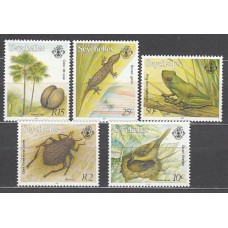 Seychelles - Correo Yvert 797/801 ** Mnh