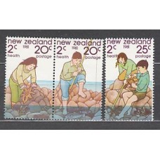 Nueva Zelanda - Correo 1981 Yvert 798/800 ** Mnh