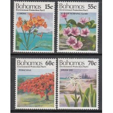 Bahamas - Correo 1993 Yvert 799/802 ** Mnh Flora