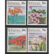 Bahamas - Correo 1993 Yvert 799/802 ** Mnh Flora