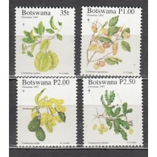 Botswana - Correo Yvert 800/3 ** Mnh  Navidad flora