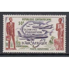 Colonias Francesas - Grandes series - Avion Africa - 11 valores ** Mnh