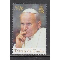Tristan da Cunha - Correo Yvert 801 ** Mnh  Juan Pablo II