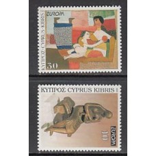 Chipre - Correo 1993 Yvert 804/5 ** Mnh Europa