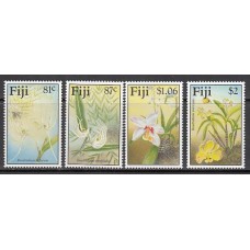 Fidji - Correo Yvert 805/8 ** Mnh Flores. Orquideas
