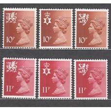 Gran Bretaña - Correo 1976 Yvert 807/12 ** Mnh