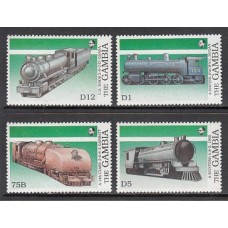 Gambia - Correo 1989 Yvert 809/14 ** Mnh  Trenes