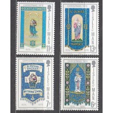 Man - Correo 1976 Yvert 81/4 ** Mnh Navidad