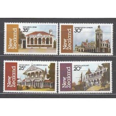 Nueva Zelanda - Correo 1982 Yvert 811/4 ** Mnh Arquitectura