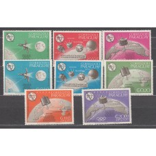 Paraguay - Correo 1965 Yvert 813/7+A.414/6 ** Mnh Astro