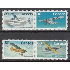 Canada - Correo 1982 Yvert 814/7 ** Mnh Aviones