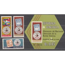 Venezuela - Correo 1970 Yvert 817/9+H,19 ** Mnh Exposición Filatelica