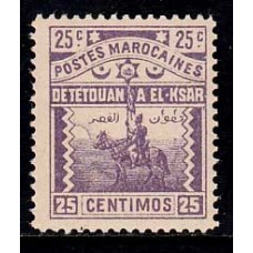 Marruecos Frances - Tetuan el Ksar el Kebir Yvert 157 ** Mnh