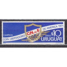 Uruguay - Correo 1971 Yvert 818 ** Mnh Deportes. Fútbol