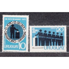 Uruguay - Correo 1971 Yvert 820/1 ** Mnh