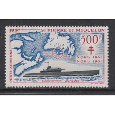 San Pierre y Miquelon - Aereo Yvert 28 ** Mnh Barco
