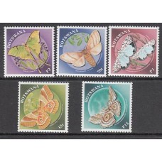 Botswana - Correo Yvert 829/33 ** Mnh  Fauna mariposas