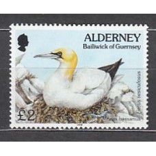 Alderney Correo Yvert 82 **  Mnh Fauna aves