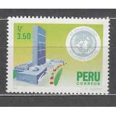 Peru - Correo 1986 Yvert 830 ** Mnh Naciones Unidas