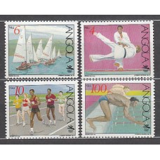 Angola Correo Yvert 832/5 ** Mnh  Deportes