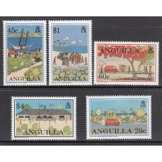 Anguilla Correo Yvert 835/39 ** Mnh