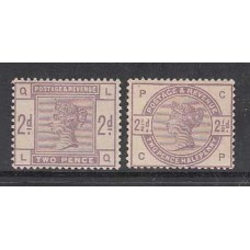 Gran Bretaña - Correo 1883-84 Yvert 78/9 * Mh Victoria