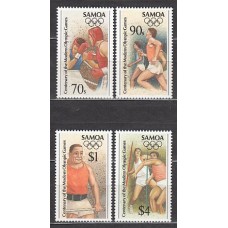 Samoa - Correo Yvert 838/41 ** Mnh Deportes. Olimpiadas