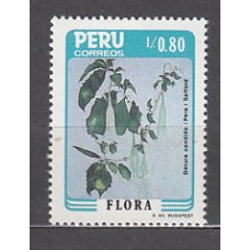 Peru - Correo 1986 Yvert 838 ** Mnh Flores