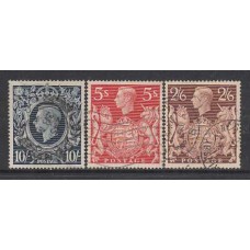 Gran Bretaña - Correo 1939 Yvert 224/26 usado Jorge VI