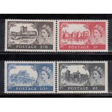 Gran Bretaña - Correo 1958 Yvert 283A/6A ** Mnh Castillos