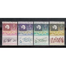 Antartida Britanica Correo Yvert 39/42 ** Mnh Fauna