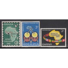 Ghana - Correo 1961 Yvert 85/7 **  Mnh