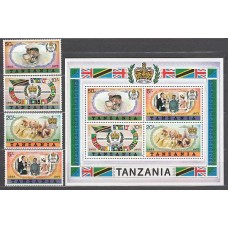 Tanzania - Correo Yvert 85/8+H.8 ** Mnh